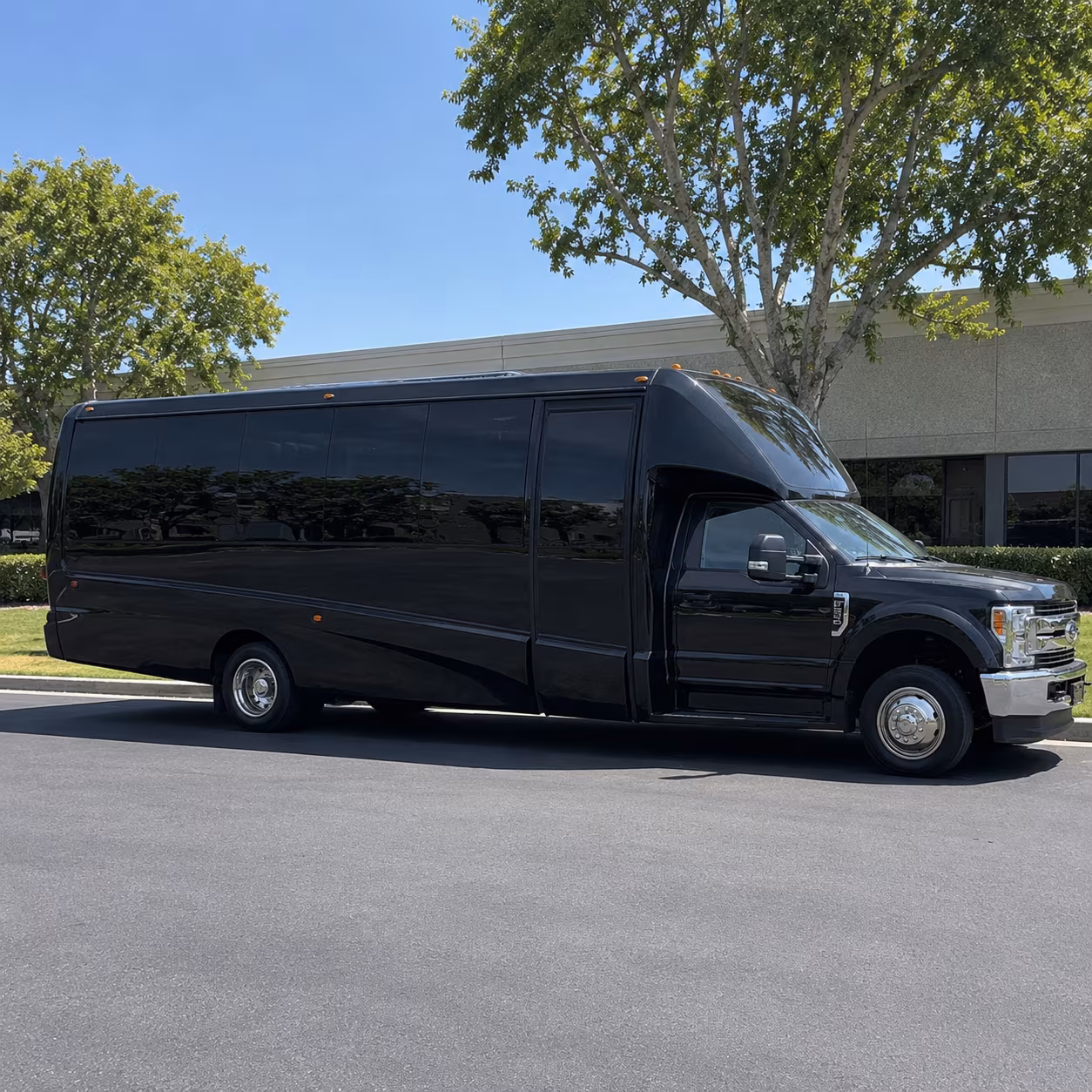 Passenger seating aboard a party bus rental serving Jacksonville