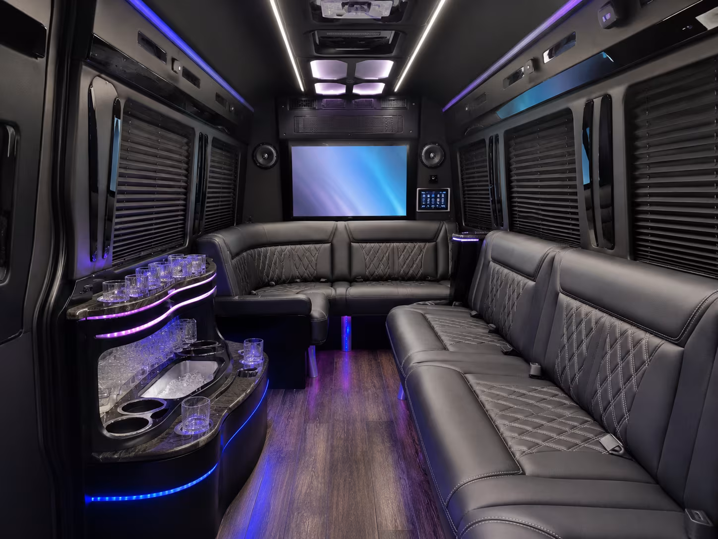 Jacksonville Airport Shuttle & Transportation party bus exterior