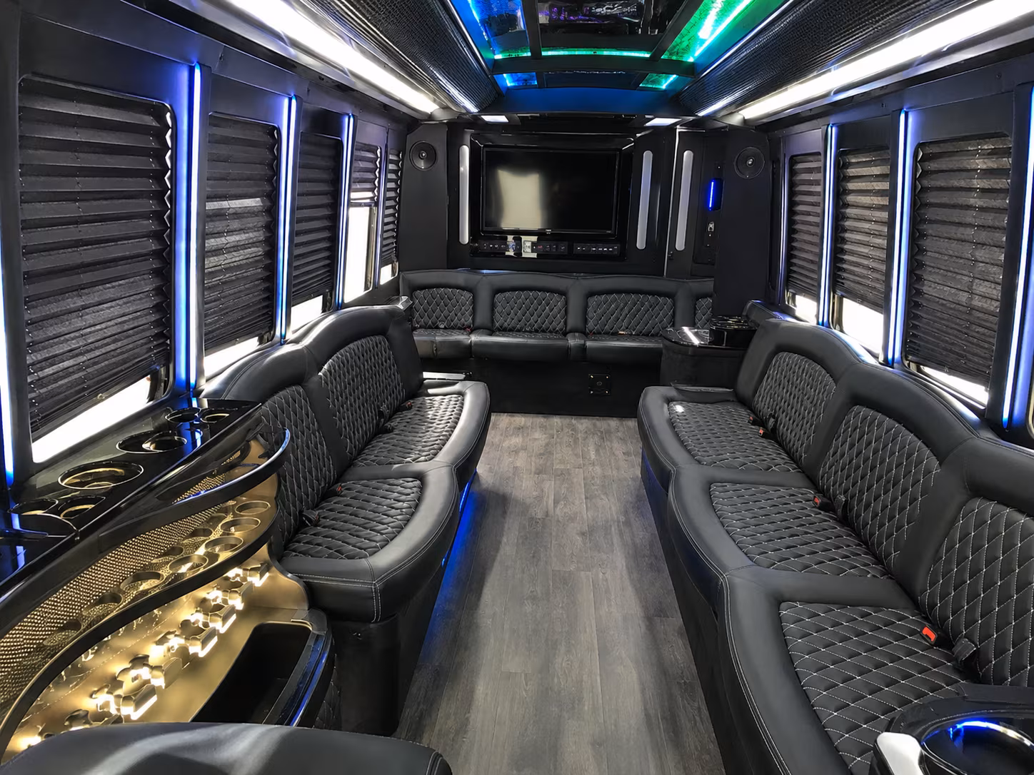 Jacksonville Bachelor & Bachelorette Transportation party bus exterior