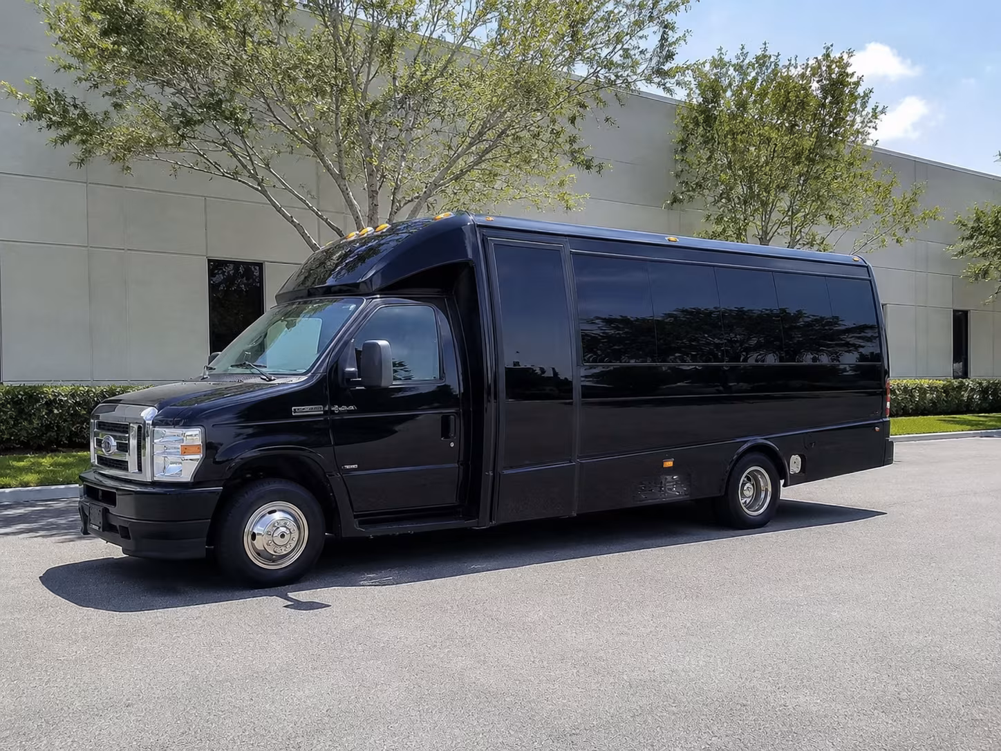 Jacksonville Corporate Transportation party bus exterior