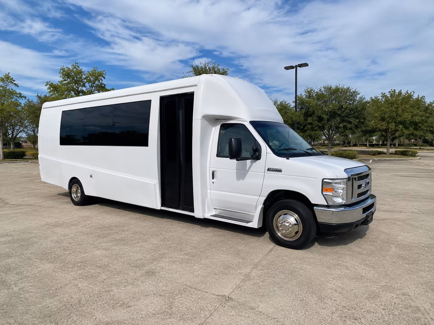 Jacksonville Private Event Transportation party bus exterior