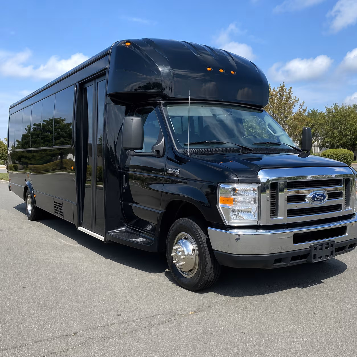 Jacksonville Prom & Homecoming Transportation party bus exterior