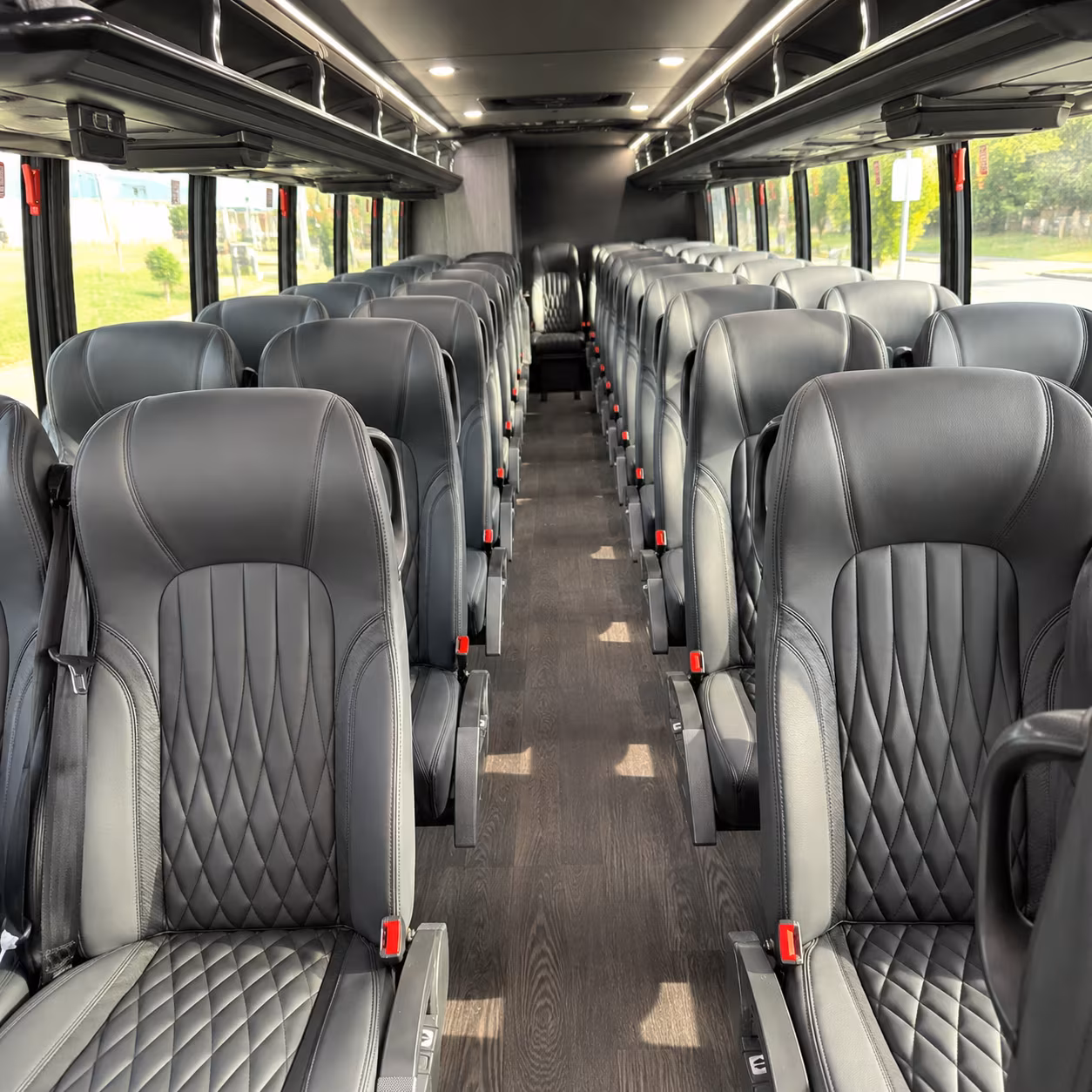 Jacksonville School Event Transportation party bus exterior