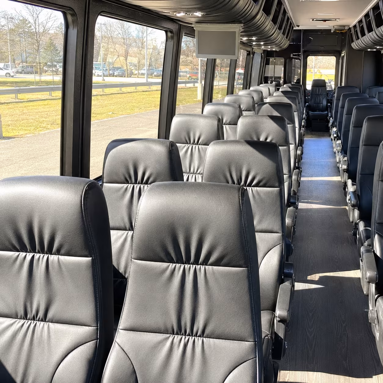 Jacksonville School Event Transportation party bus exterior