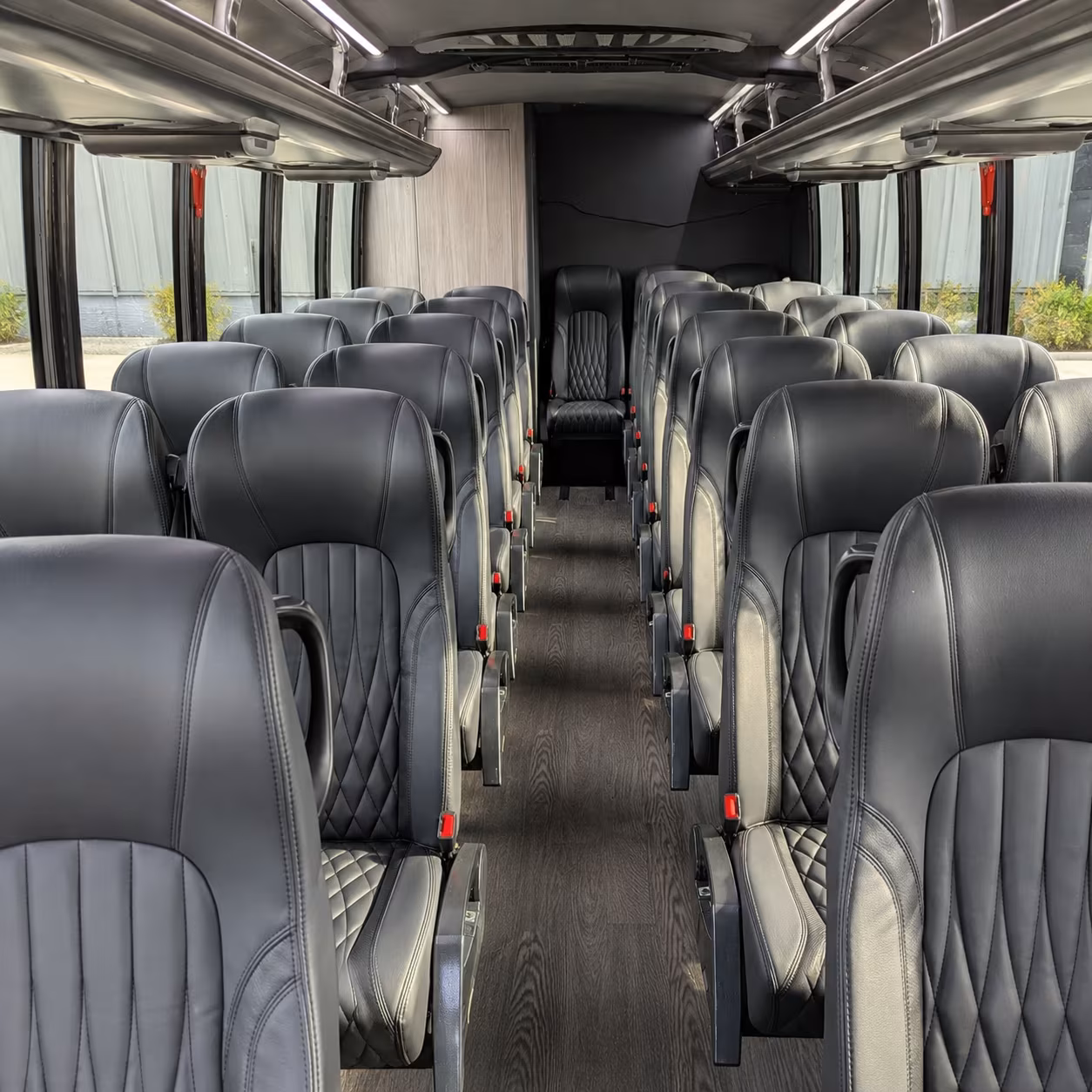 Jacksonville School Event Transportation party bus exterior