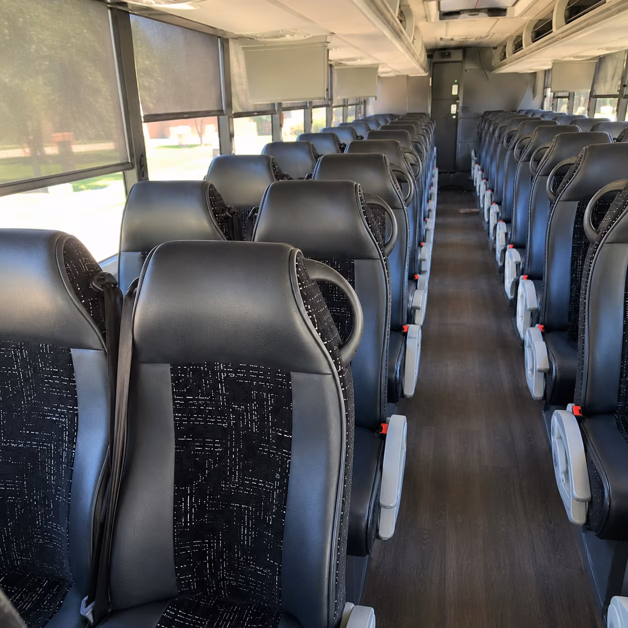 Jacksonville School Event Transportation party bus interior