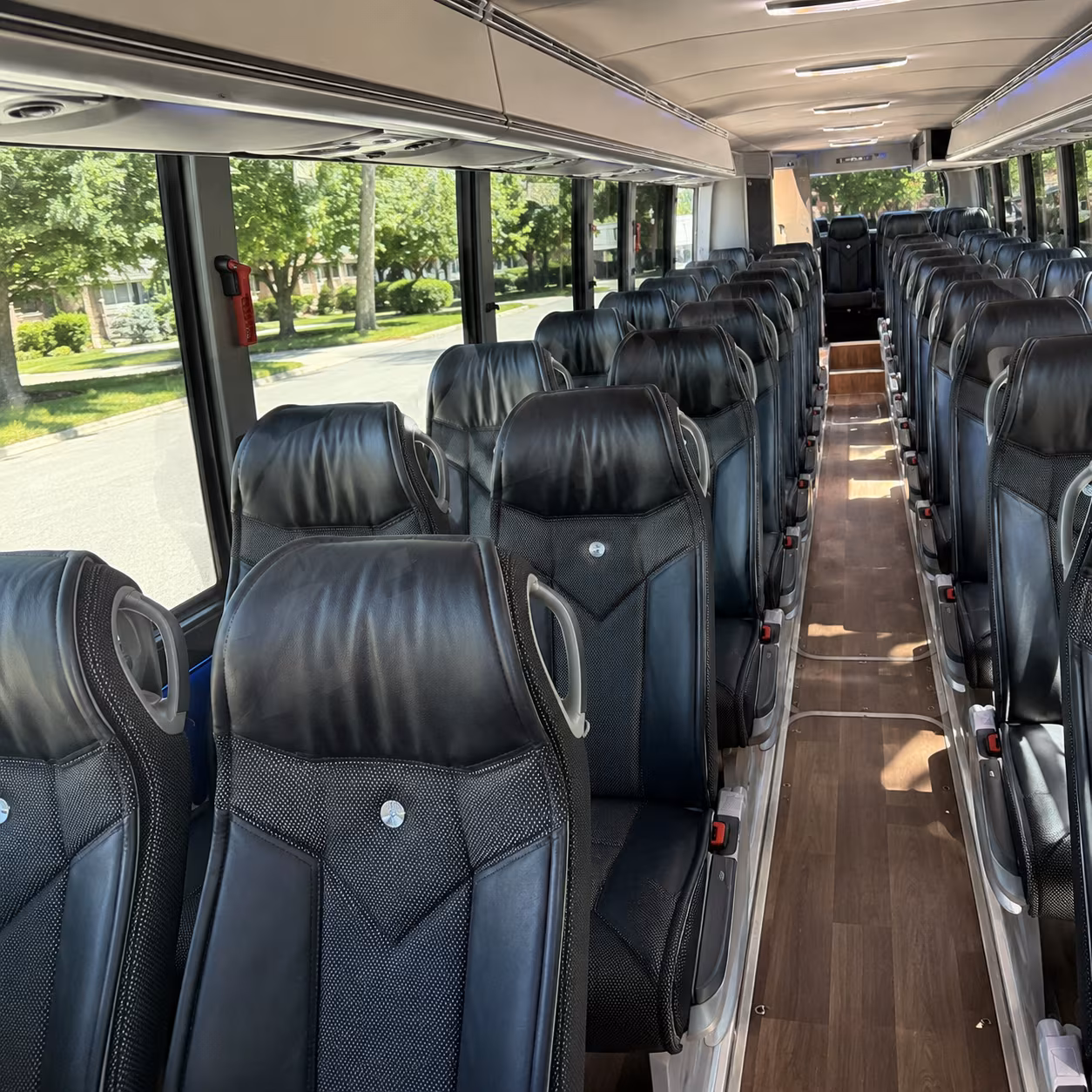 Jacksonville School Event Transportation party bus exterior