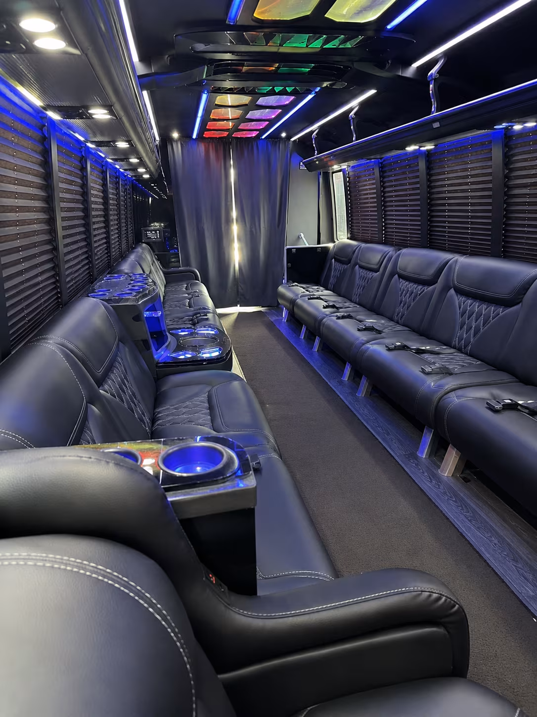 Jacksonville Sporting Event Transportation party bus exterior