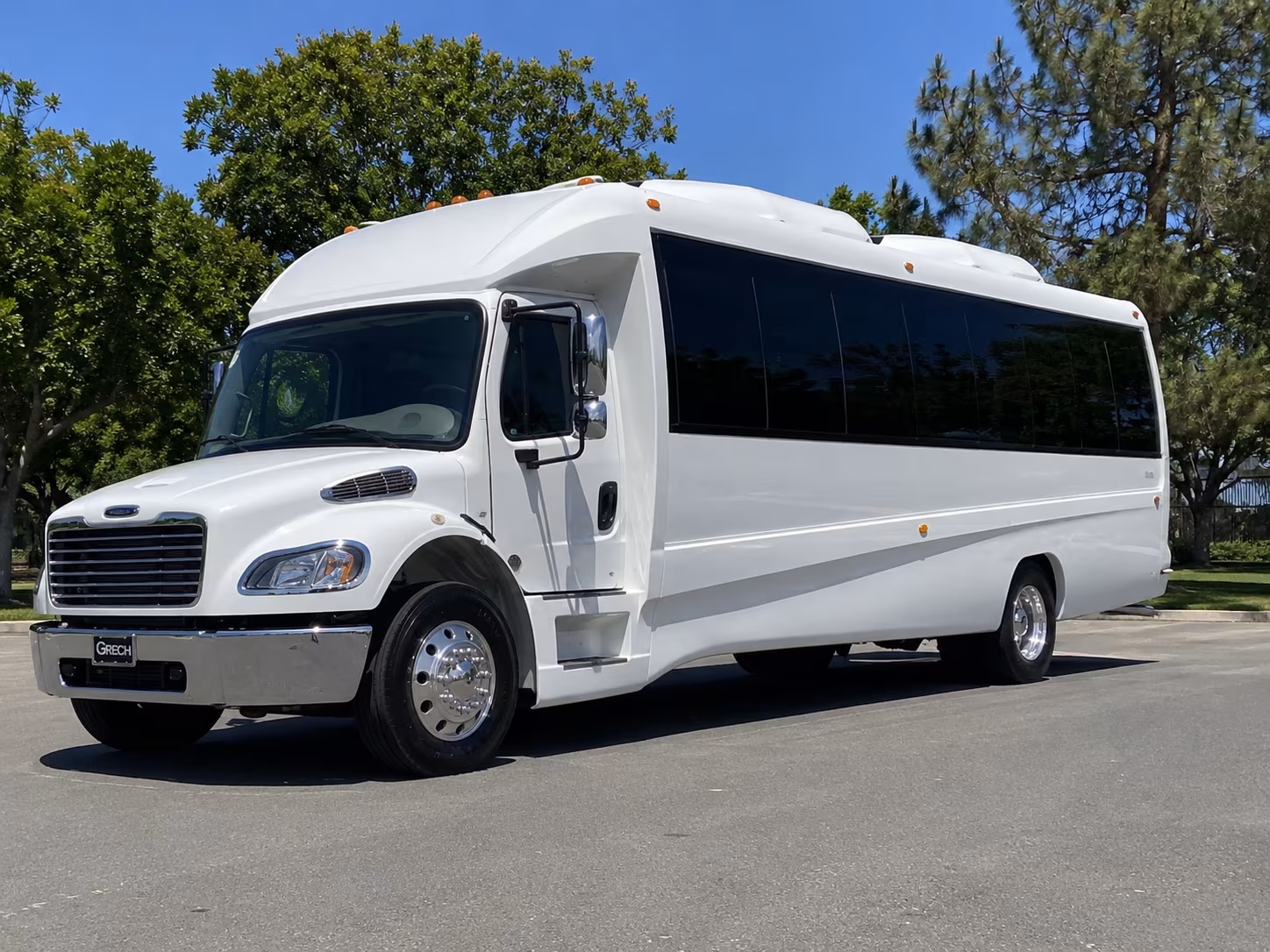 Jacksonville Sporting Event Transportation party bus exterior