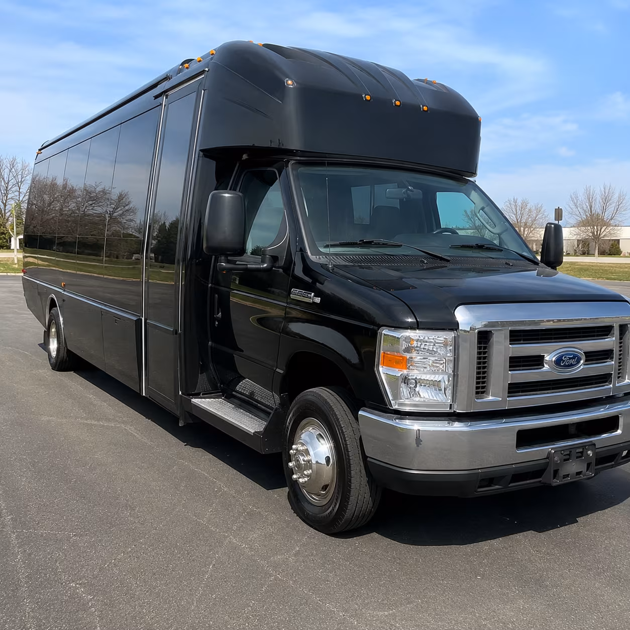 Jacksonville Sporting Event Transportation party bus exterior
