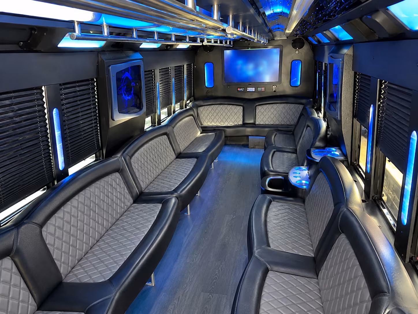 Jacksonville Sporting Event Transportation party bus exterior