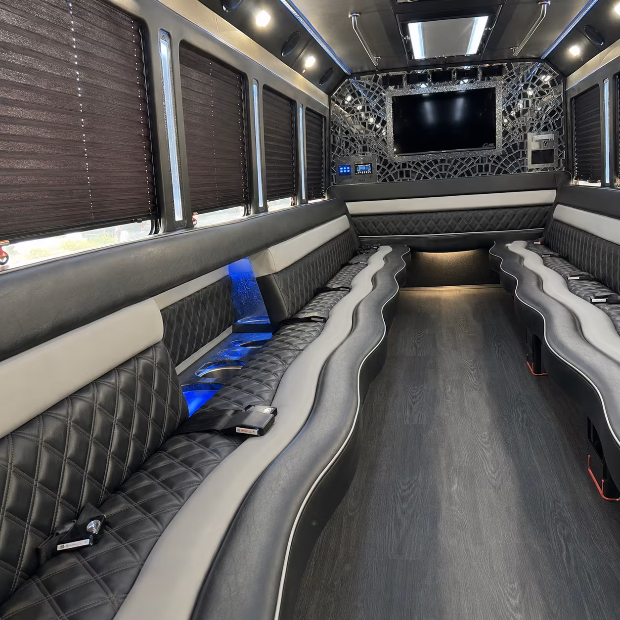 Jacksonville Wedding Transportation party bus exterior