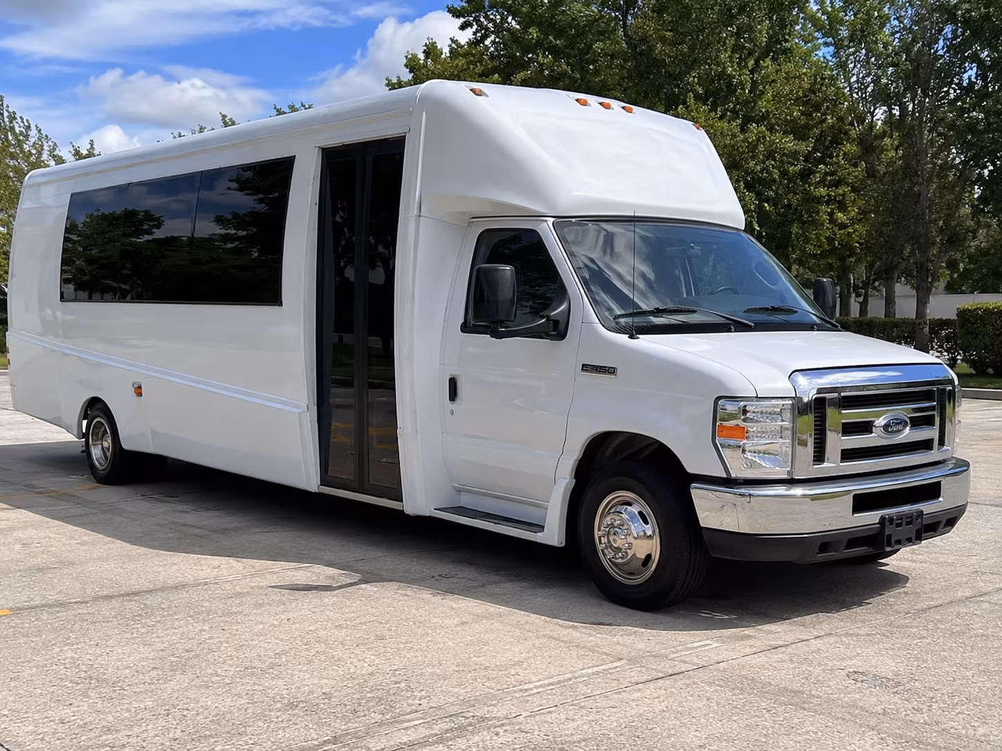 Jacksonville Wedding Transportation party bus exterior